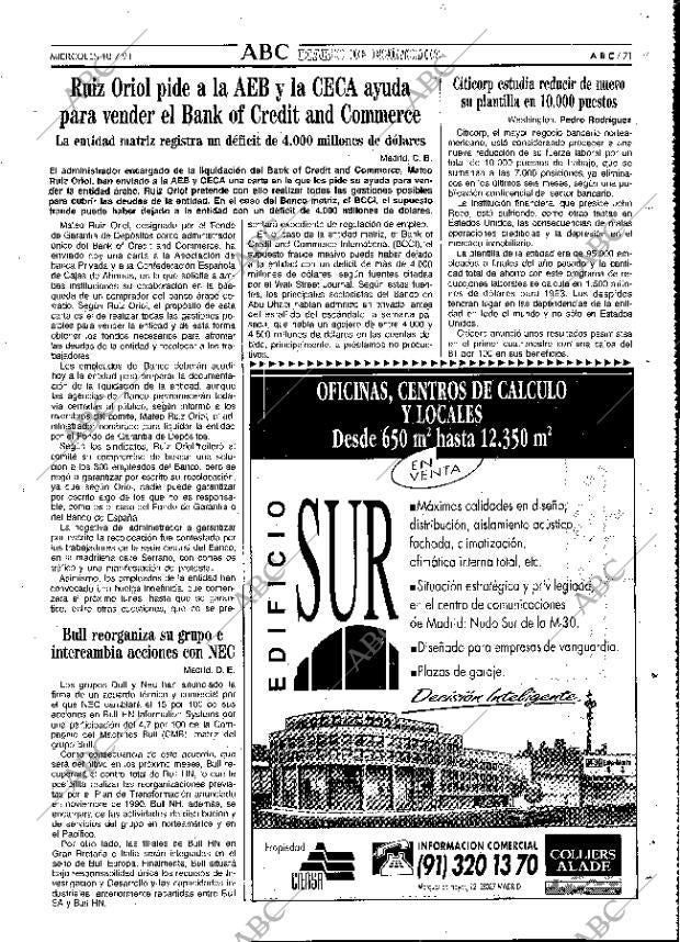 ABC MADRID 10-07-1991 página 71