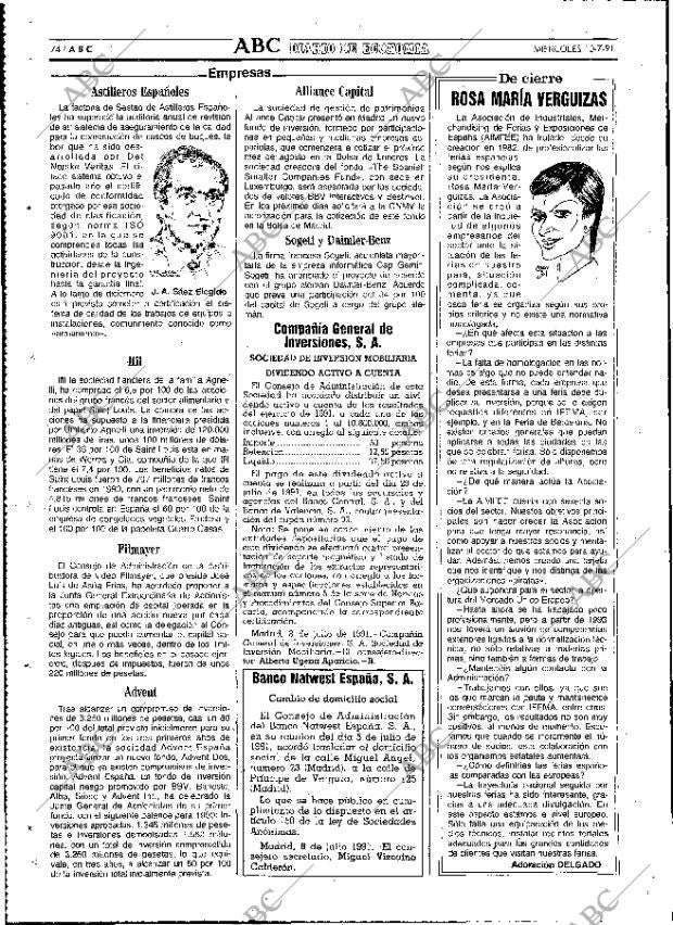 ABC MADRID 10-07-1991 página 74