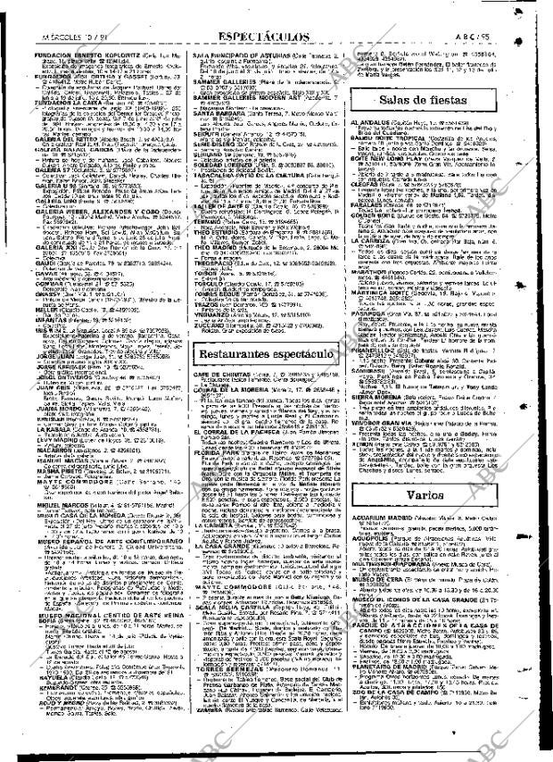 ABC MADRID 10-07-1991 página 95