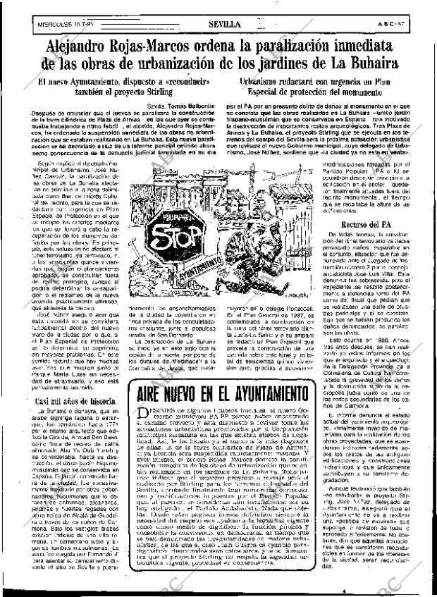 ABC SEVILLA 10-07-1991 página 47