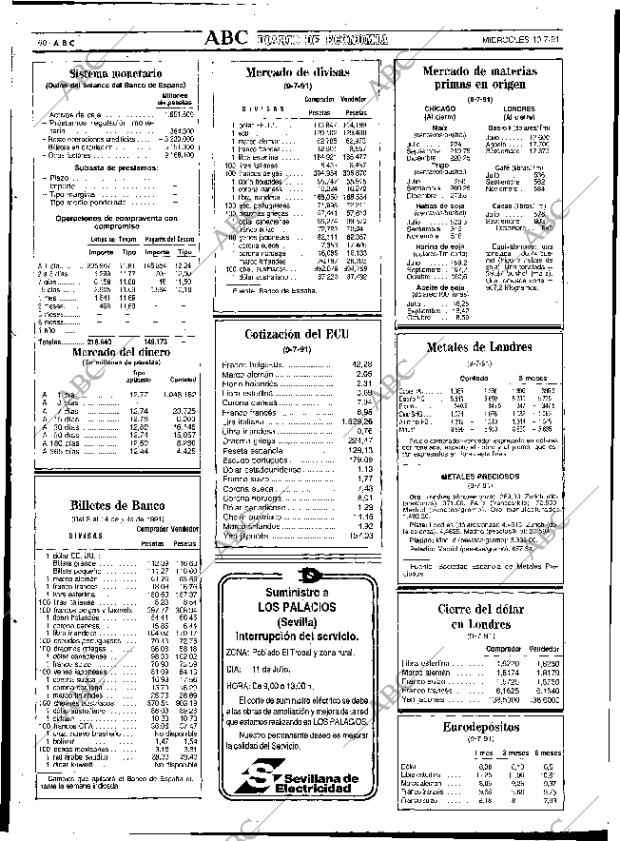 ABC SEVILLA 10-07-1991 página 60