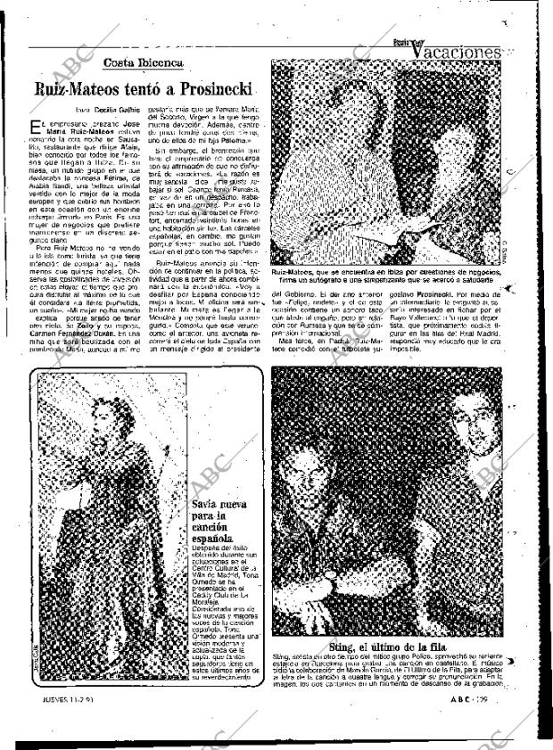 ABC MADRID 11-07-1991 página 129