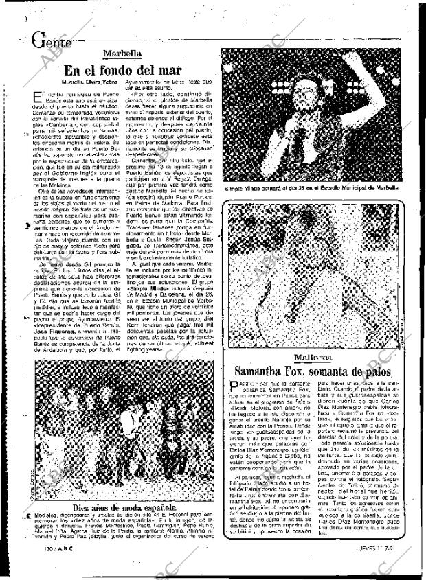 ABC MADRID 11-07-1991 página 130