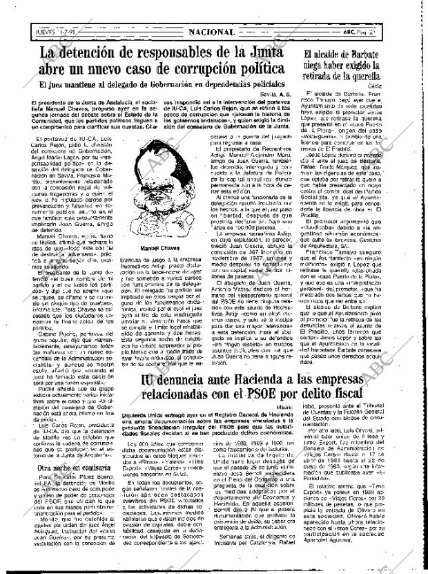 ABC MADRID 11-07-1991 página 21