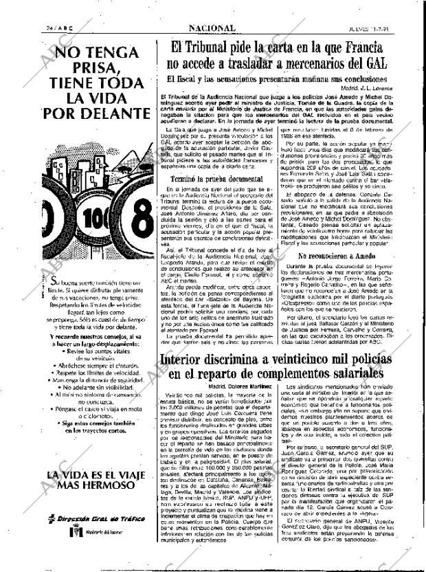 ABC MADRID 11-07-1991 página 24
