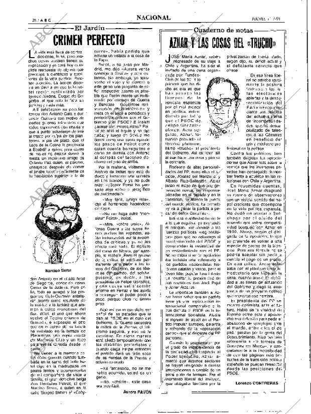 ABC MADRID 11-07-1991 página 28