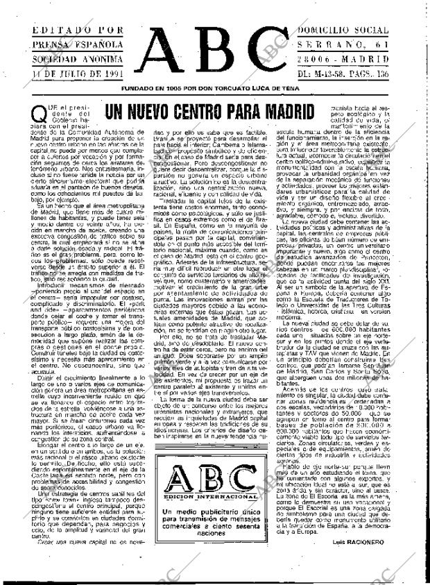 ABC MADRID 11-07-1991 página 3