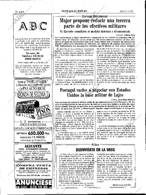 ABC MADRID 11-07-1991 página 30