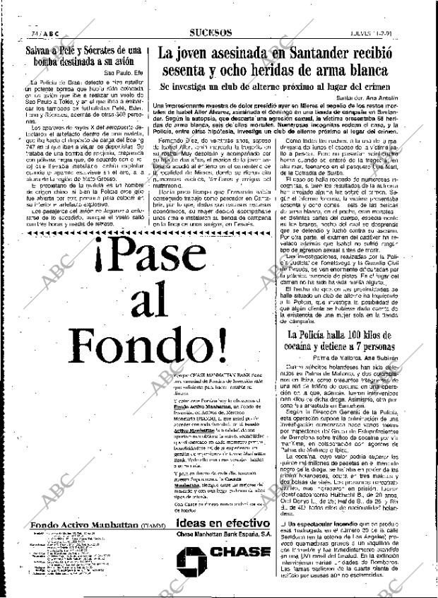 ABC MADRID 11-07-1991 página 74