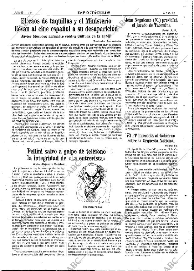 ABC MADRID 11-07-1991 página 85