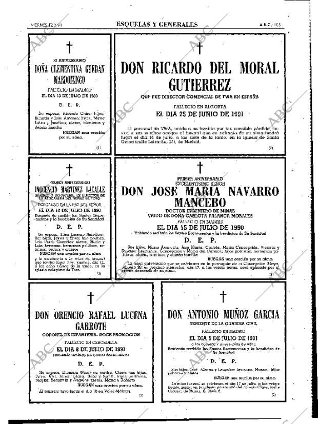 ABC MADRID 12-07-1991 página 103