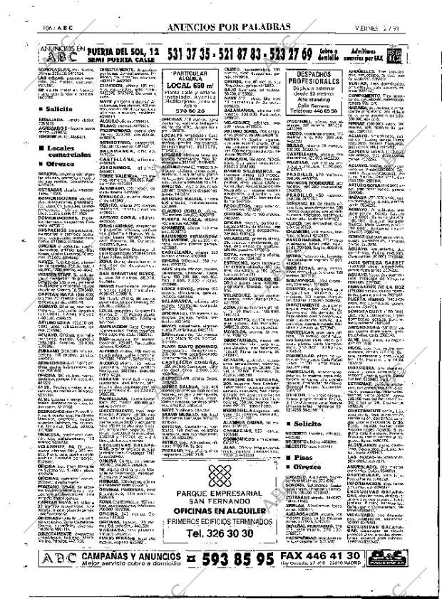 ABC MADRID 12-07-1991 página 106