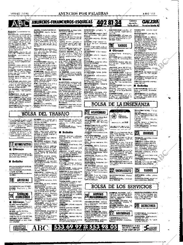 ABC MADRID 12-07-1991 página 113