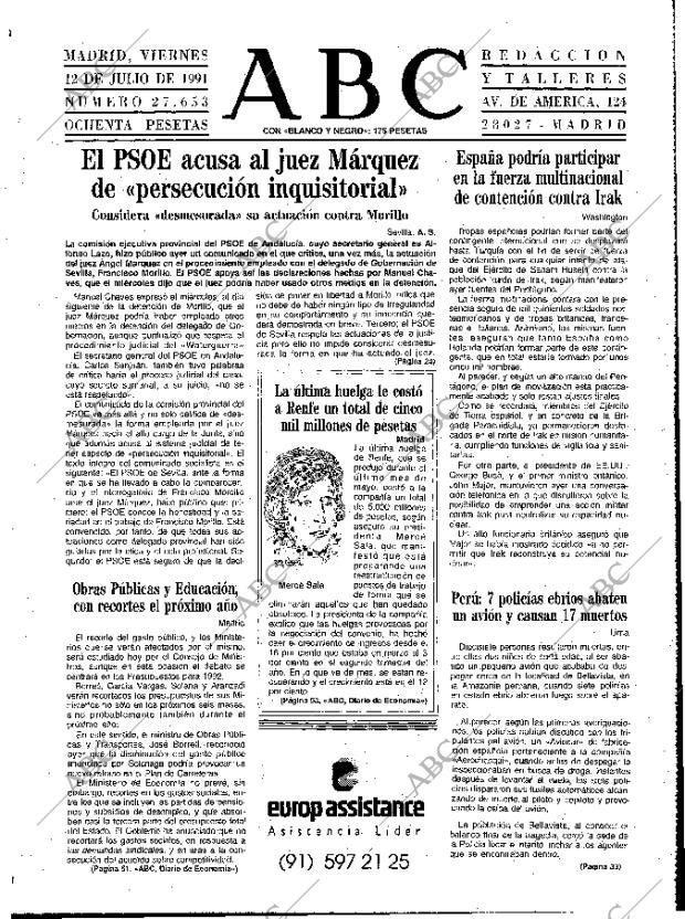 ABC MADRID 12-07-1991 página 15