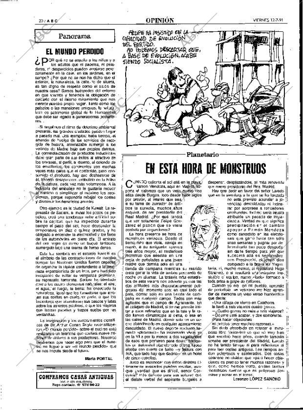 ABC MADRID 12-07-1991 página 20