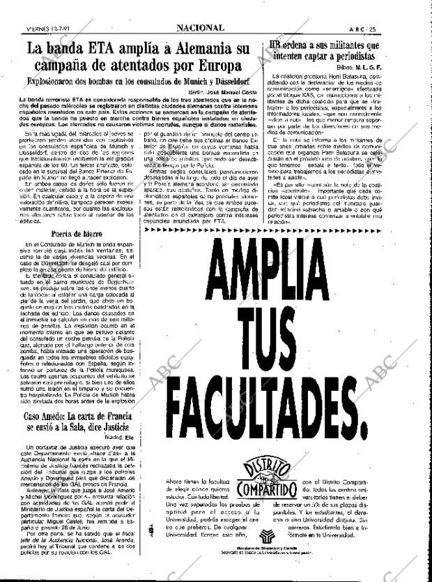 ABC MADRID 12-07-1991 página 25