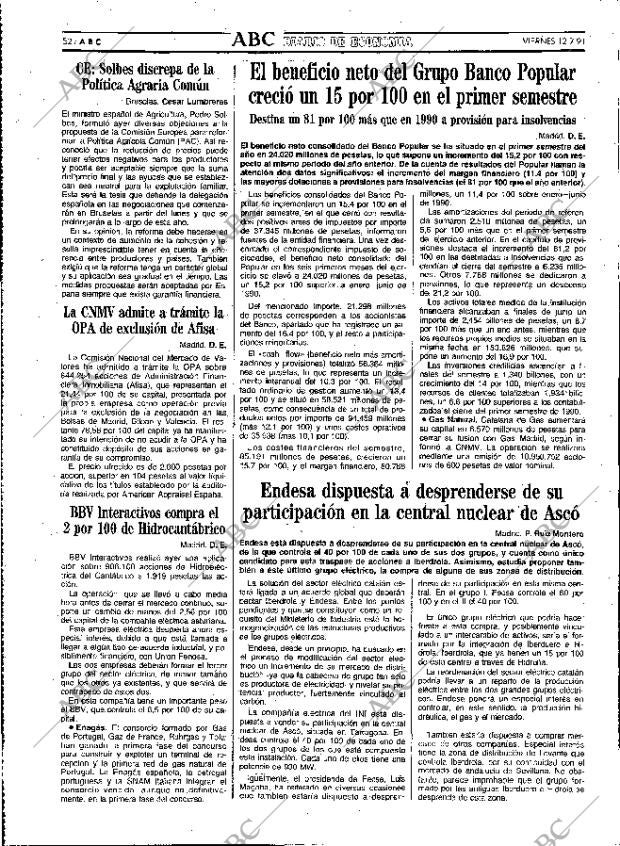 ABC MADRID 12-07-1991 página 52