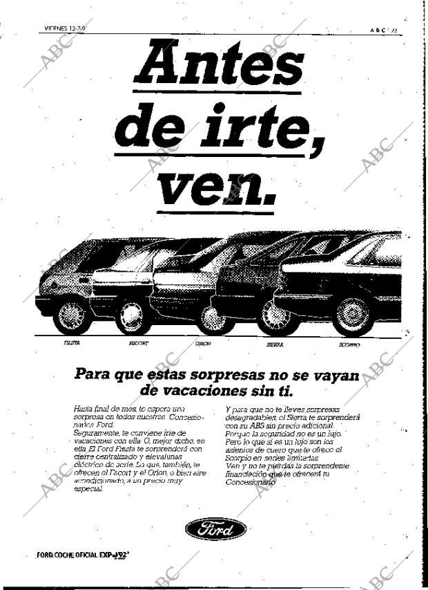 ABC MADRID 12-07-1991 página 73