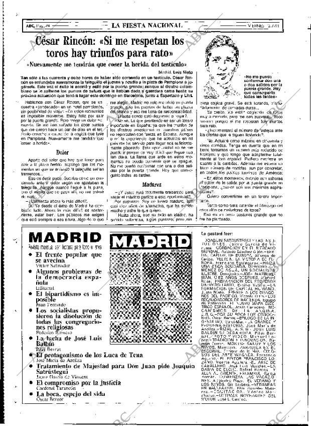 ABC MADRID 12-07-1991 página 74