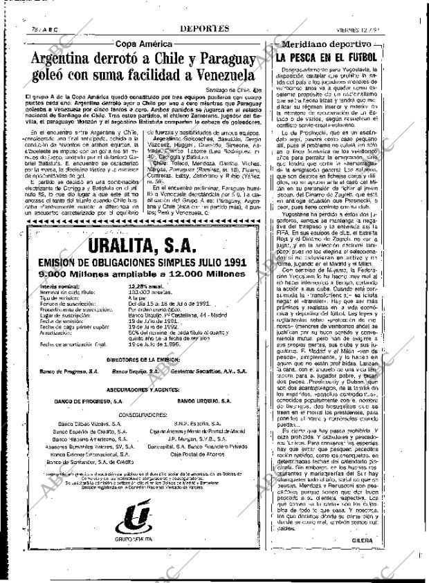 ABC MADRID 12-07-1991 página 78