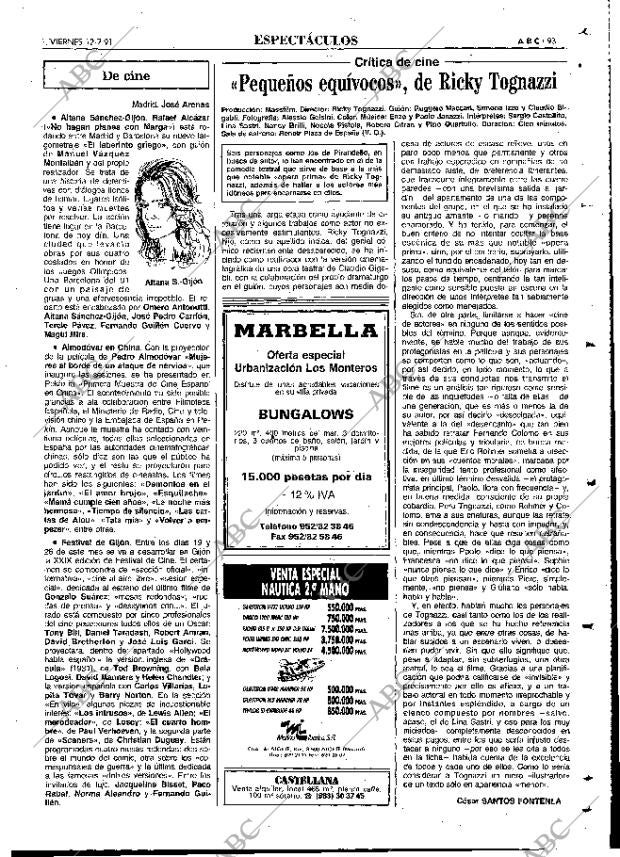 ABC MADRID 12-07-1991 página 93