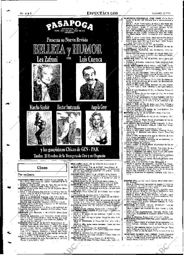 ABC MADRID 12-07-1991 página 96