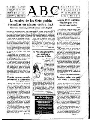 ABC MADRID 15-07-1991 página 13