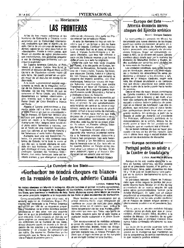 ABC MADRID 15-07-1991 página 28