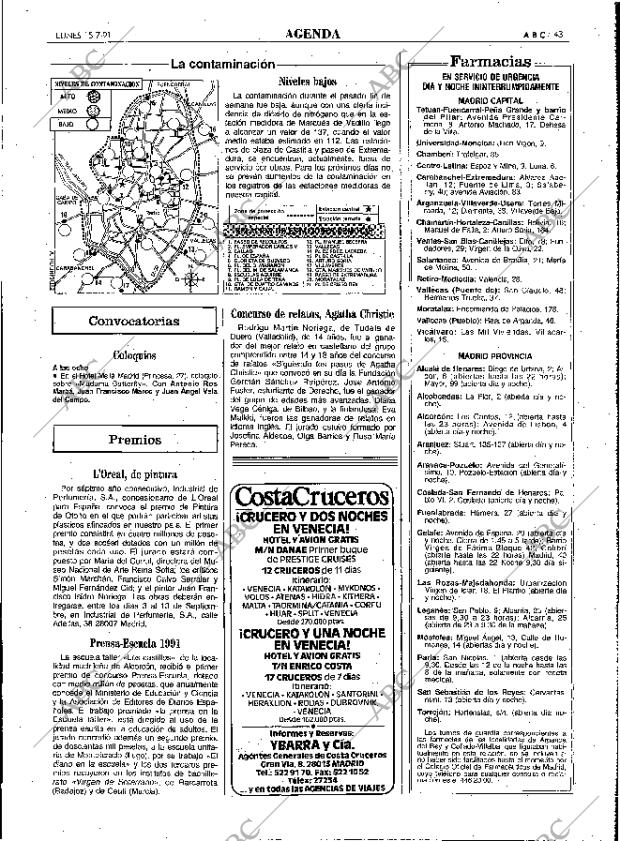 ABC MADRID 15-07-1991 página 43