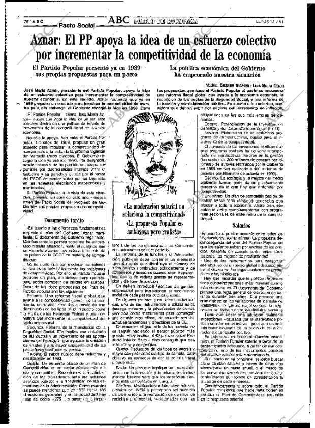 ABC MADRID 15-07-1991 página 78