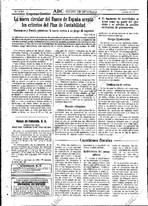 ABC MADRID 15-07-1991 página 82