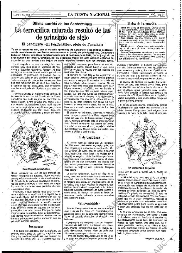 ABC MADRID 15-07-1991 página 87