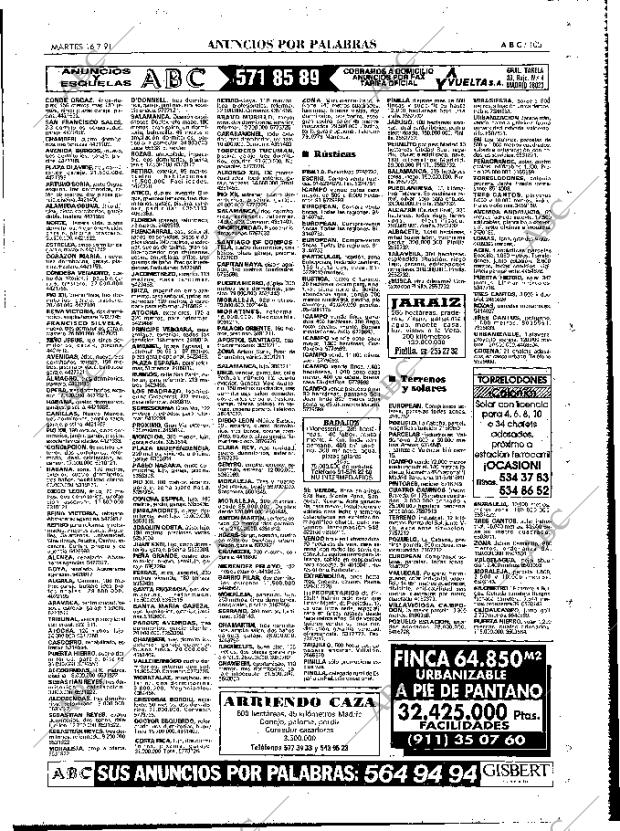 ABC MADRID 16-07-1991 página 105