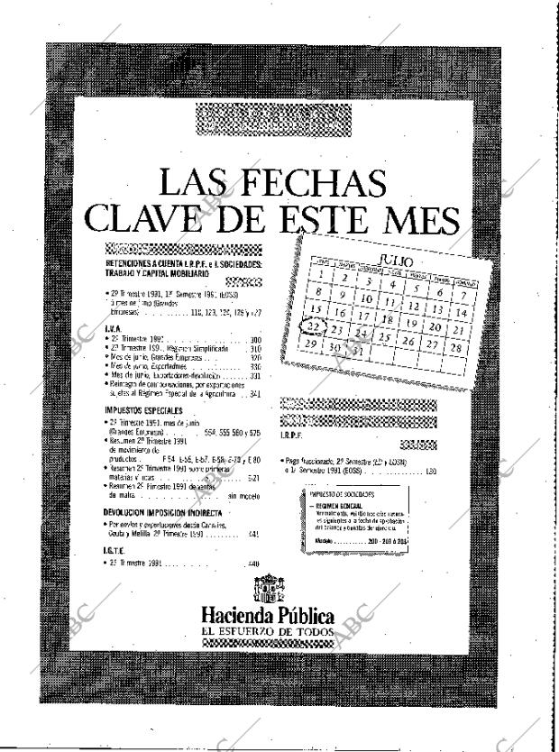 ABC MADRID 16-07-1991 página 11