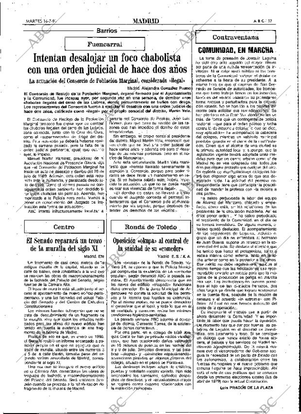 ABC MADRID 16-07-1991 página 37