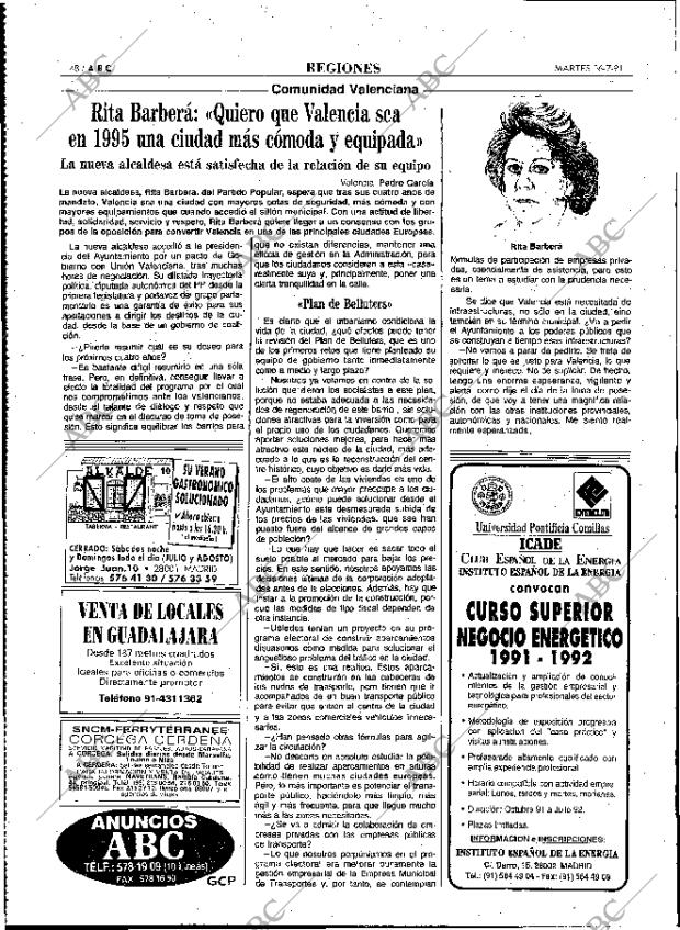 ABC MADRID 16-07-1991 página 48