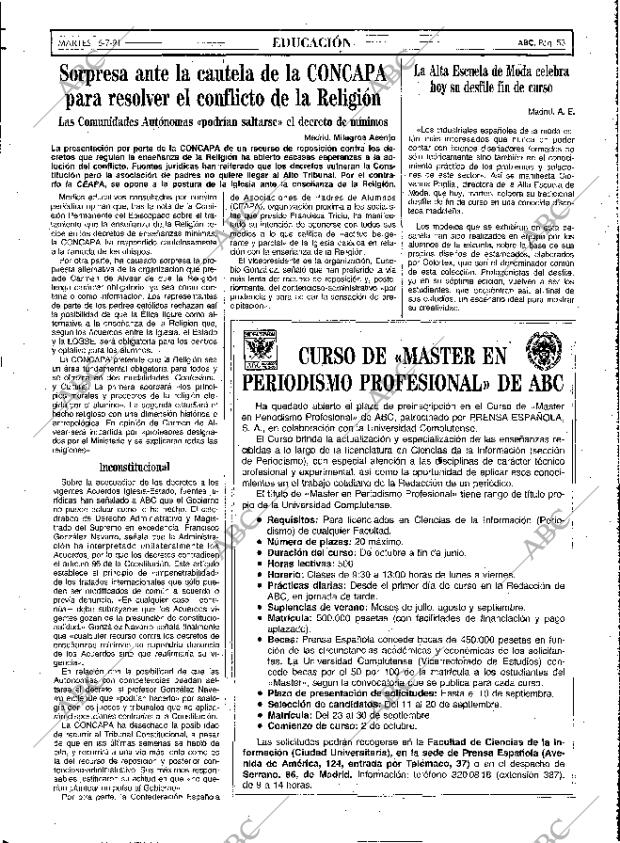 ABC MADRID 16-07-1991 página 53