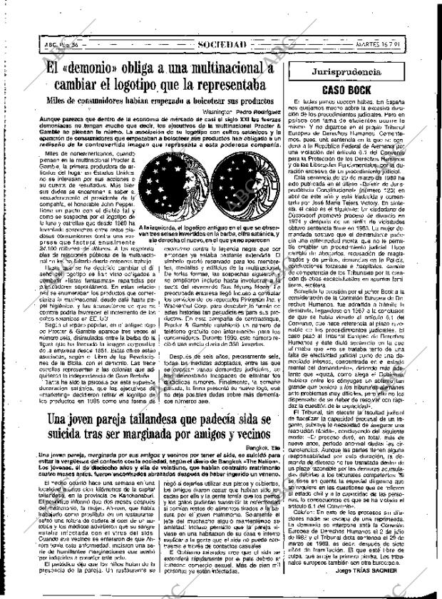 ABC MADRID 16-07-1991 página 56