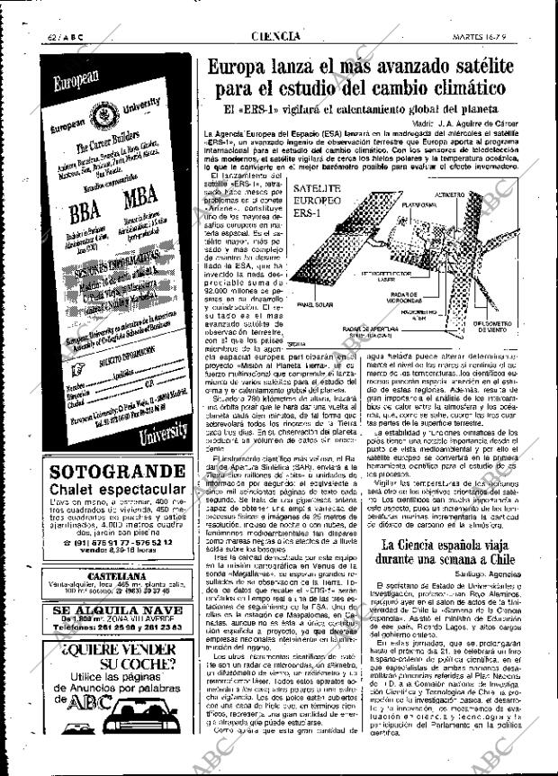 ABC MADRID 16-07-1991 página 62