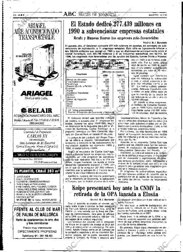 ABC MADRID 16-07-1991 página 66