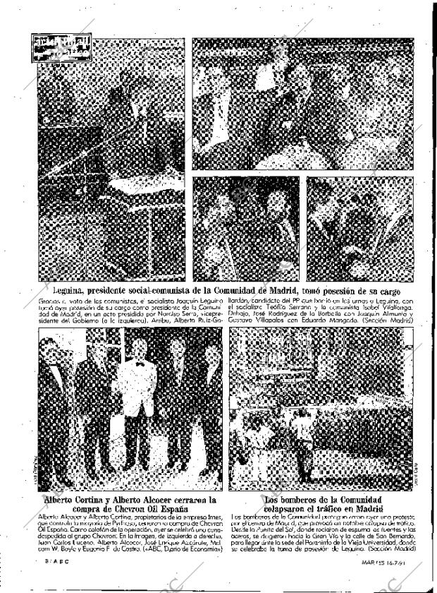 ABC MADRID 16-07-1991 página 8