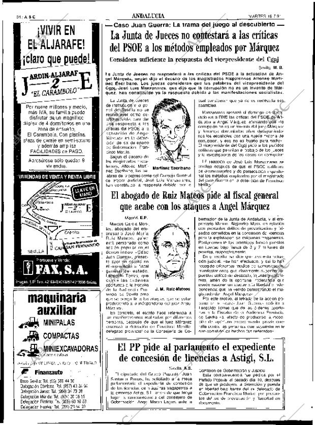 ABC SEVILLA 16-07-1991 página 34
