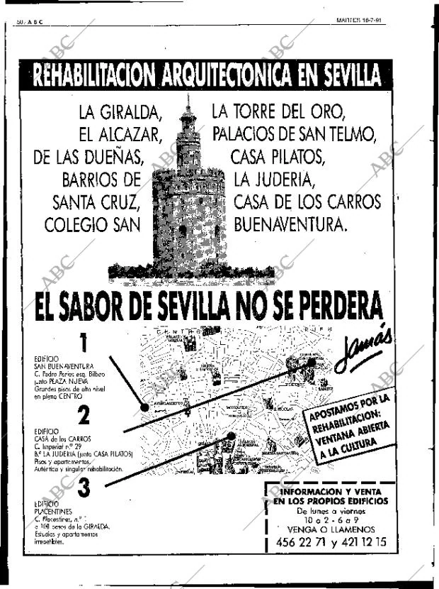 ABC SEVILLA 16-07-1991 página 50