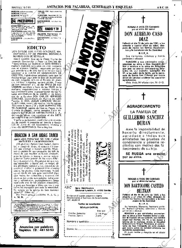 ABC SEVILLA 16-07-1991 página 89
