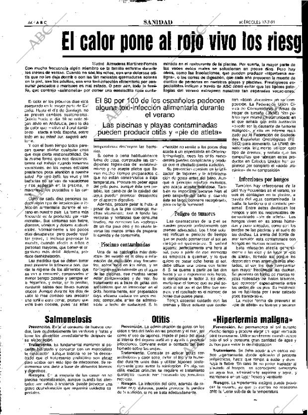 ABC MADRID 17-07-1991 página 64