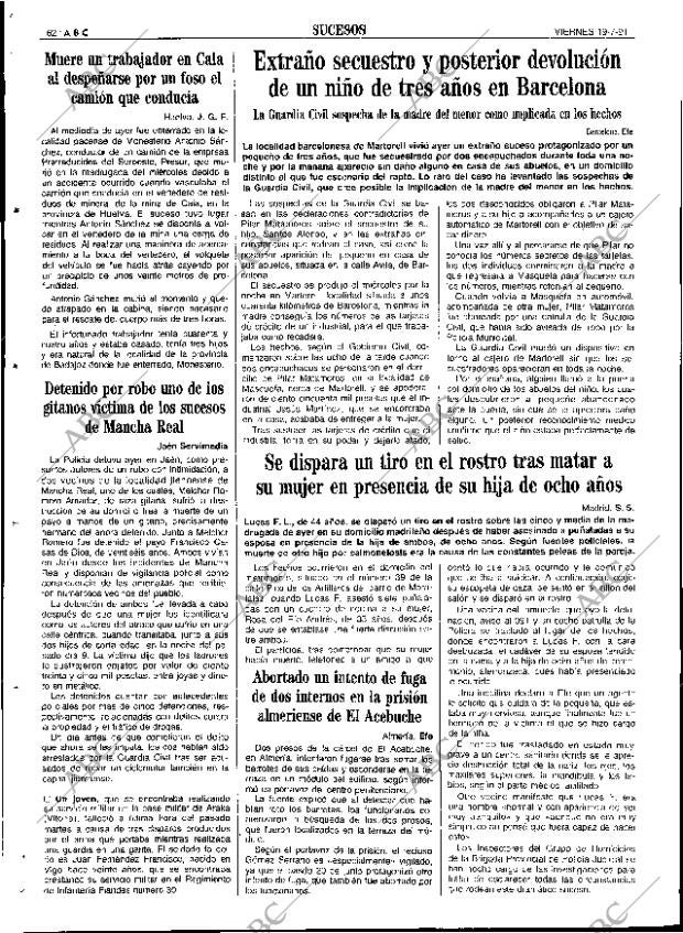 ABC SEVILLA 19-07-1991 página 62