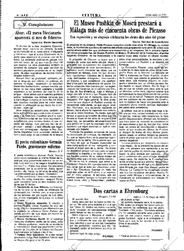 ABC MADRID 21-07-1991 página 44