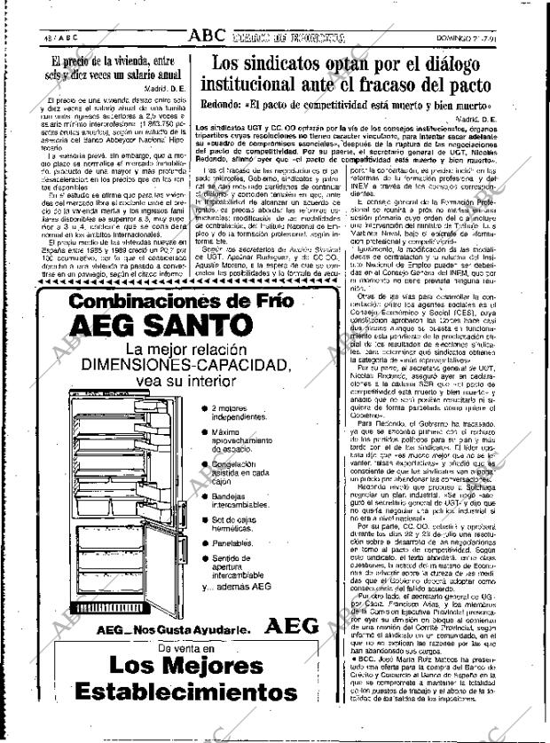 ABC MADRID 21-07-1991 página 48