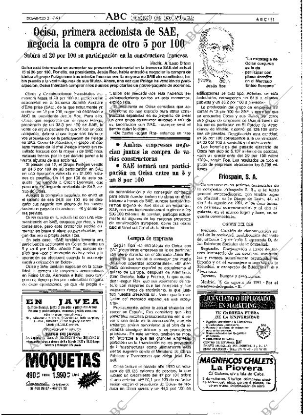 ABC MADRID 21-07-1991 página 51