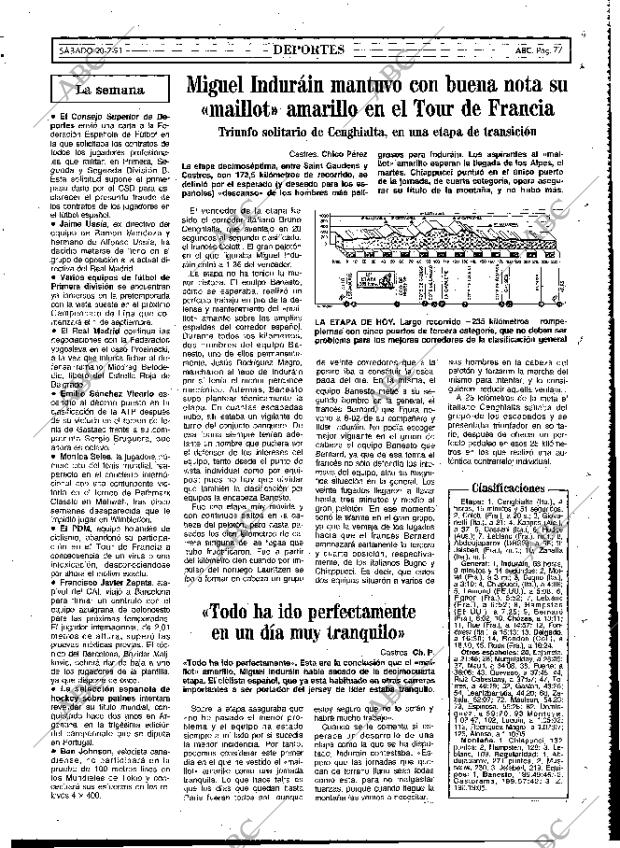 ABC MADRID 21-07-1991 página 77